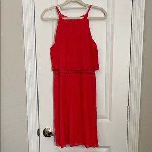 Iz Byer Cantalope Sleeveless Dress